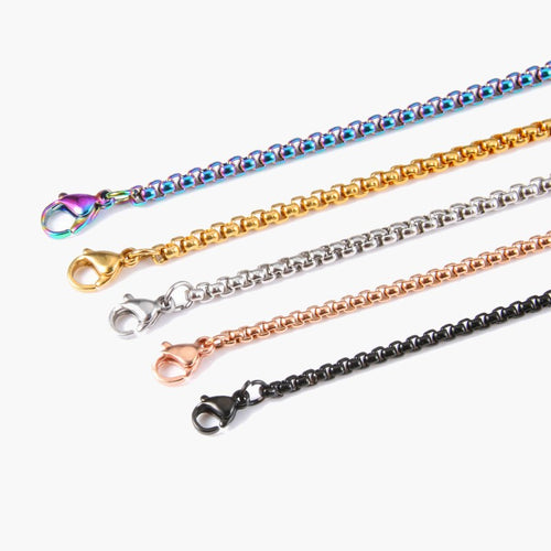 The Atlas Rolo Chain in Stainless Steel