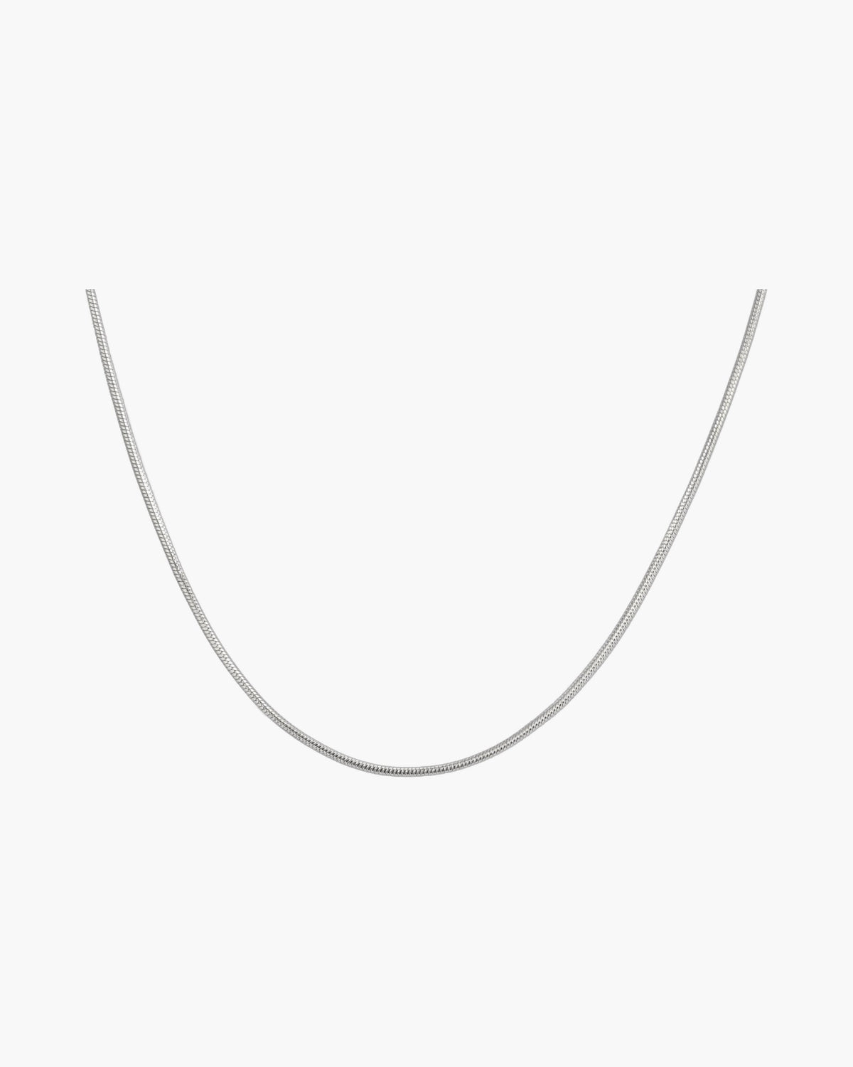 0.9mm Gold Snake Chain Necklace, gold-tone finish view 2