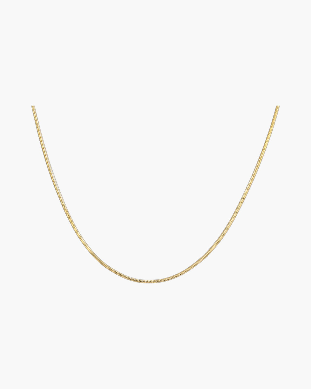 0.9mm Gold Snake Chain Necklace