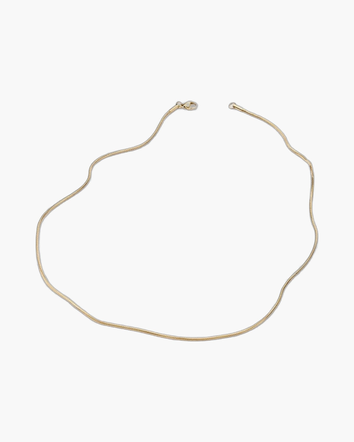 1.2mm-1.5mm Stainless Steel Snake Chain in gold, rose gold, and silver finishes view 4