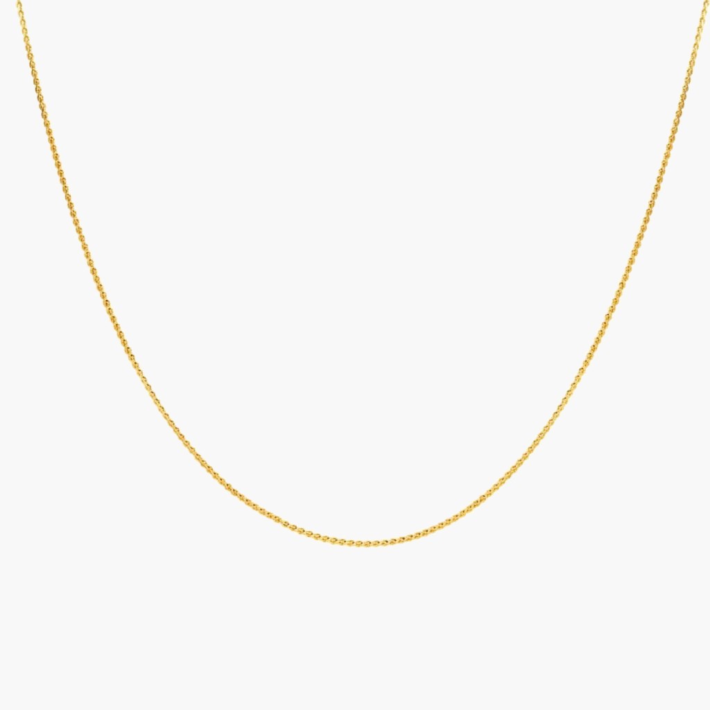 1.5mm Box, Bead, and Snake Chain Necklaces gold-tone stainless steel view 3