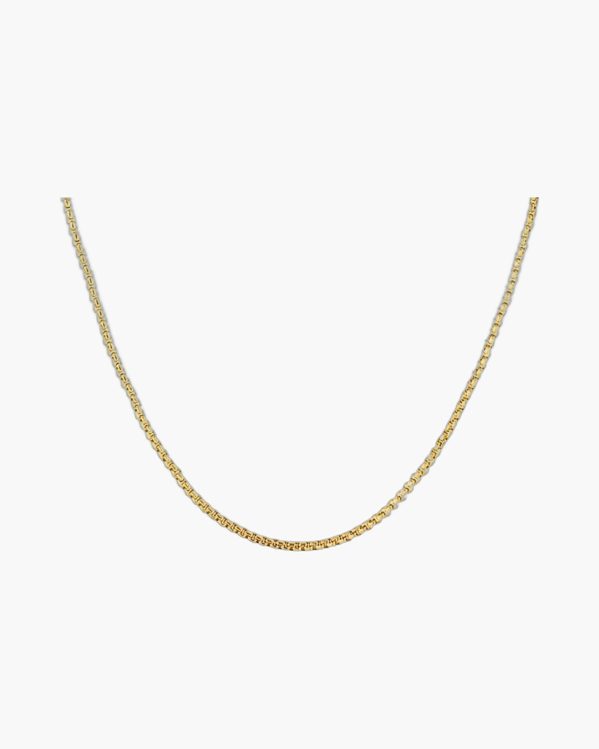 1.5mm Box, Bead, and Snake Chain Necklaces