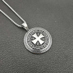 Knights Templar Cross Pendant Necklace two styles view 4