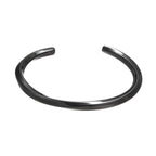 Titanium Steel C-Shaped Cuff Bracelet in gold, silver, and black finishes view 5