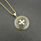 Knights Templar Cross Pendant Necklace two styles view 3