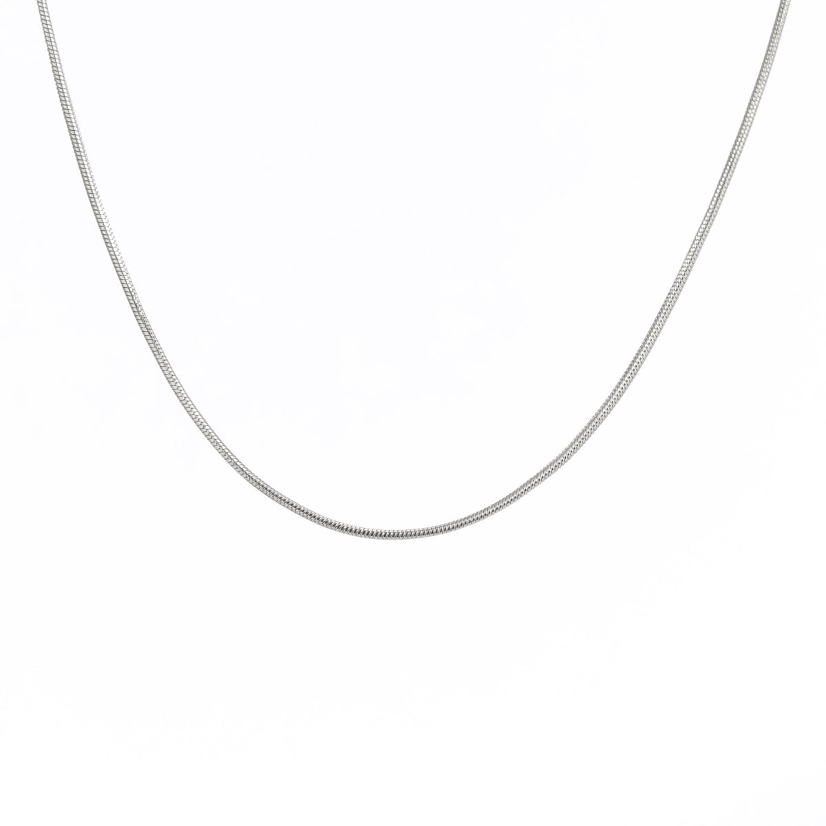 0.9mm Gold Snake Chain Necklace, gold-tone finish view 2