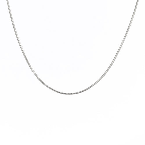 0.9mm Gold Snake Chain Necklace, gold-tone finish view 2