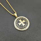 Knights Templar Cross Pendant Necklace two styles view 7