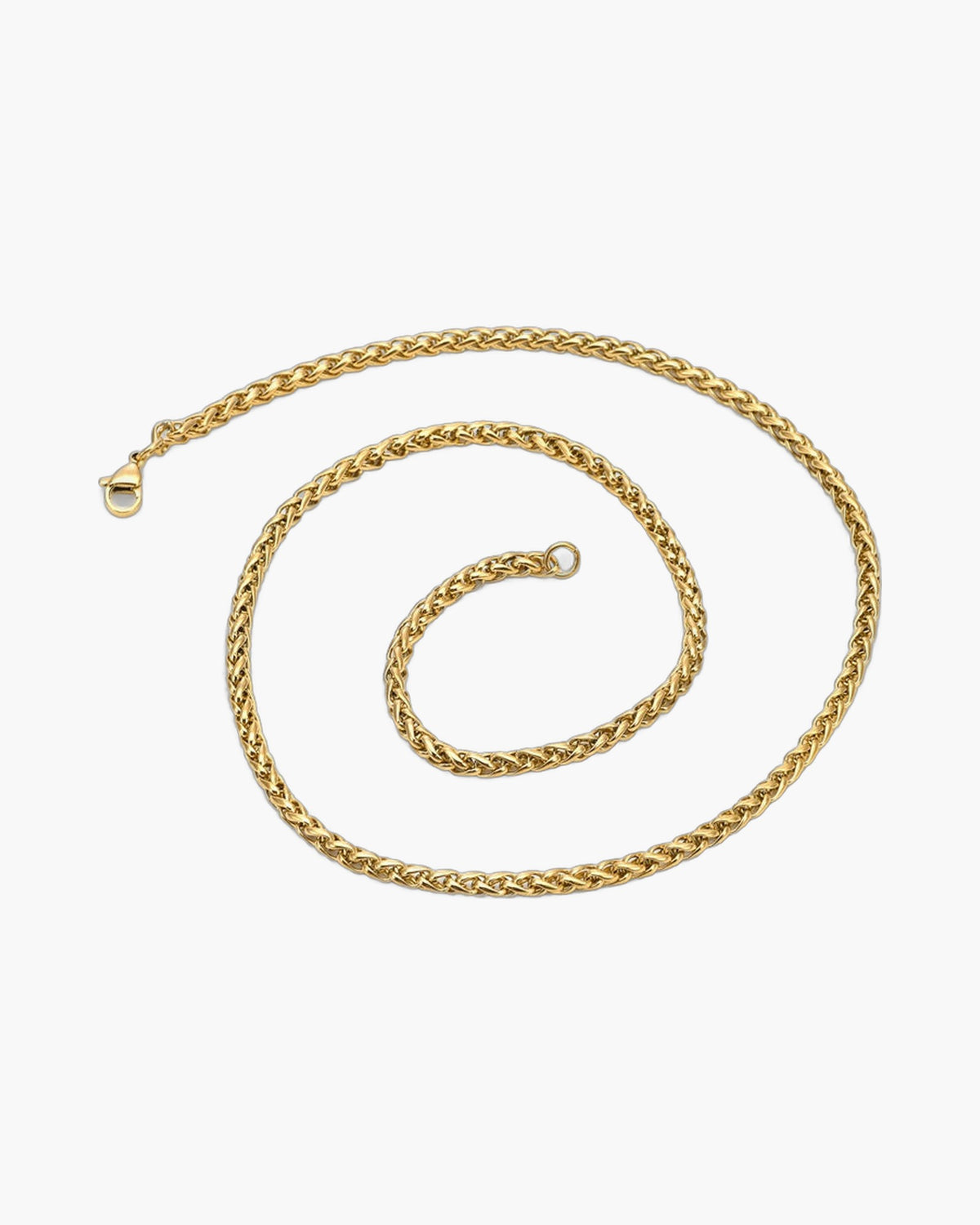 4mm Wheat Link Chain Necklace