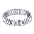Titanium Steel President Link Bracelet gold-tone finish view 2