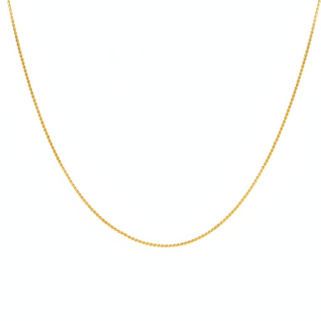 1.5mm Box, Bead, and Snake Chain Necklaces gold-tone stainless steel view 3