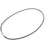 3mm Braided Cord Necklace with stainless steel magnetic clasp view 3