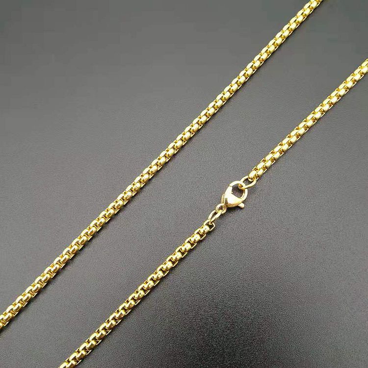 The Viking Wolf Pendant Necklace in Stainless Steel, view 5