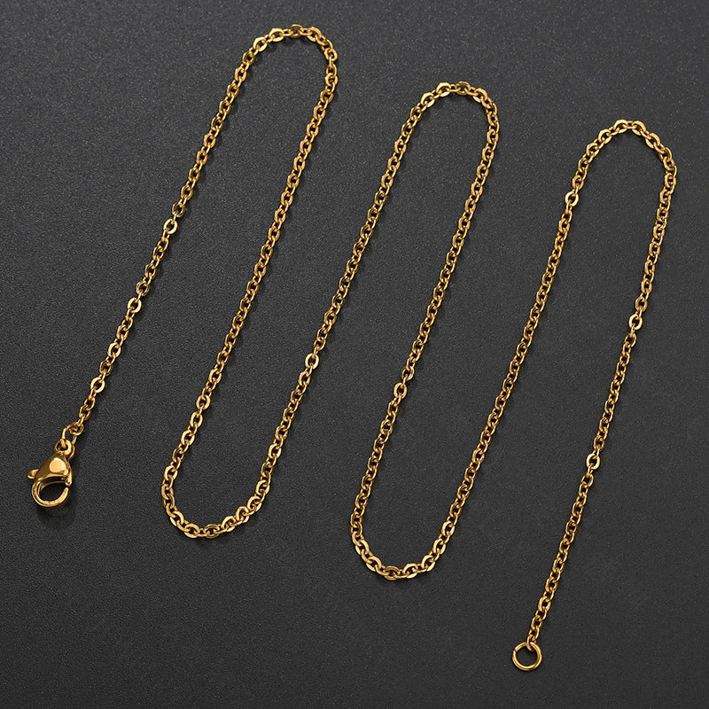 O-Link 304 Stainless Steel Chain gold-tone finish