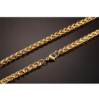 Gold-Tone Wheat Chain Necklace, various widths and lengths view 4