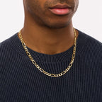 Gold Plated Figaro Chain Necklace