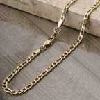 Gold Plated Figaro Chain Necklace
