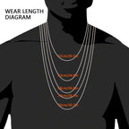 Gold-Tone Coffee Bean Link Chain Necklace