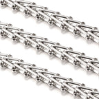18K Gold Plated Train Track Link Necklace