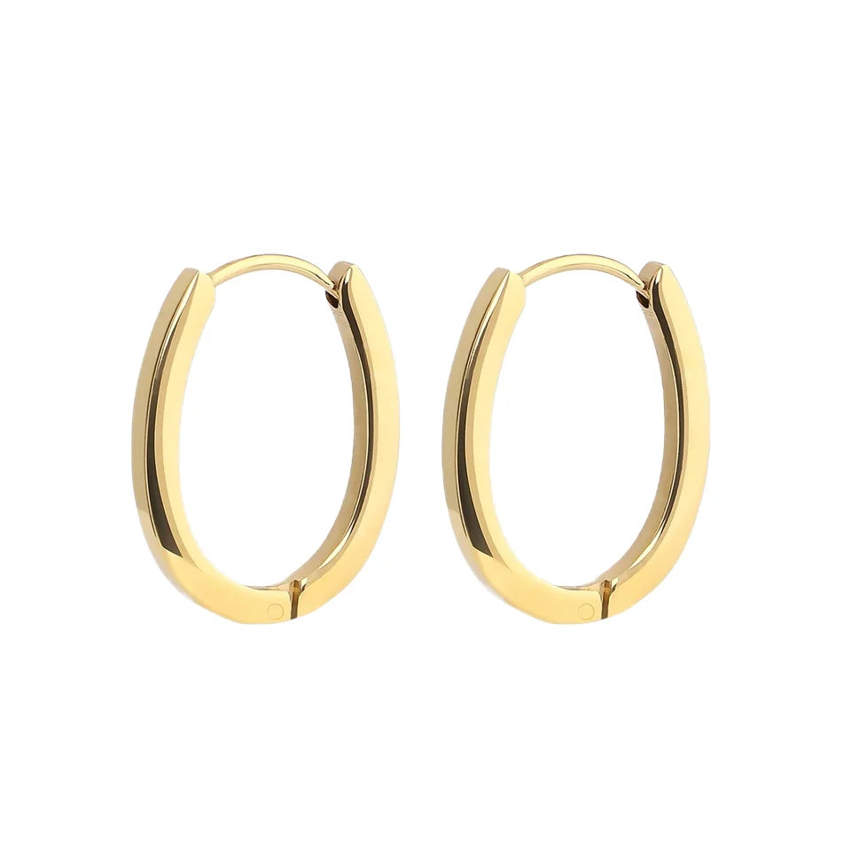 Златни еталонни обеци халки