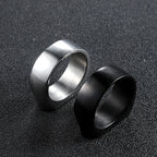 Geometric Hexagon Flat Top Stainless Steel Signet Ring