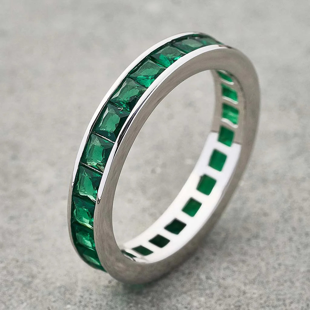 Gold Zircon Crown Ring