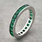 Gold Zircon Crown Ring