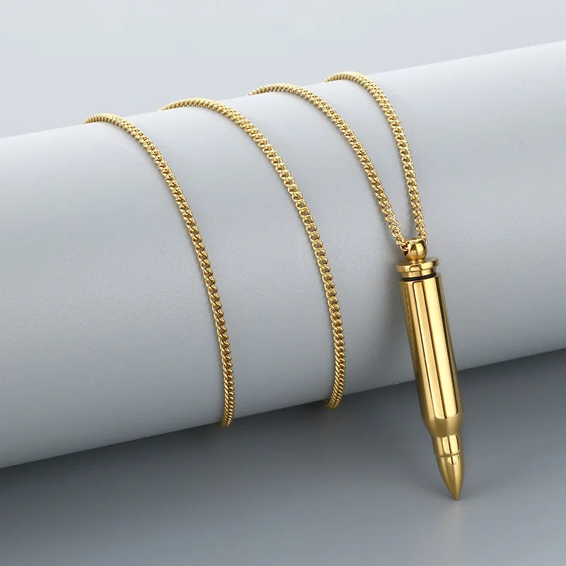 Bullet and Bar Urn Pendant Necklace Collection