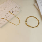 Gold Plated Stainless Steel Miami Cuban Link Bracelet