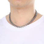 18K Gold Plated Train Track Link Necklace