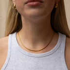 18K Gold Plated Snake Chain Necklace
