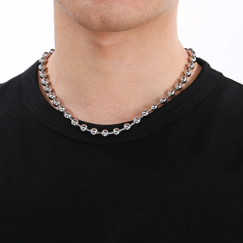 Pure Titanium Ball Chain Necklace