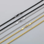 Durable Rounded Box Link Chain Necklace