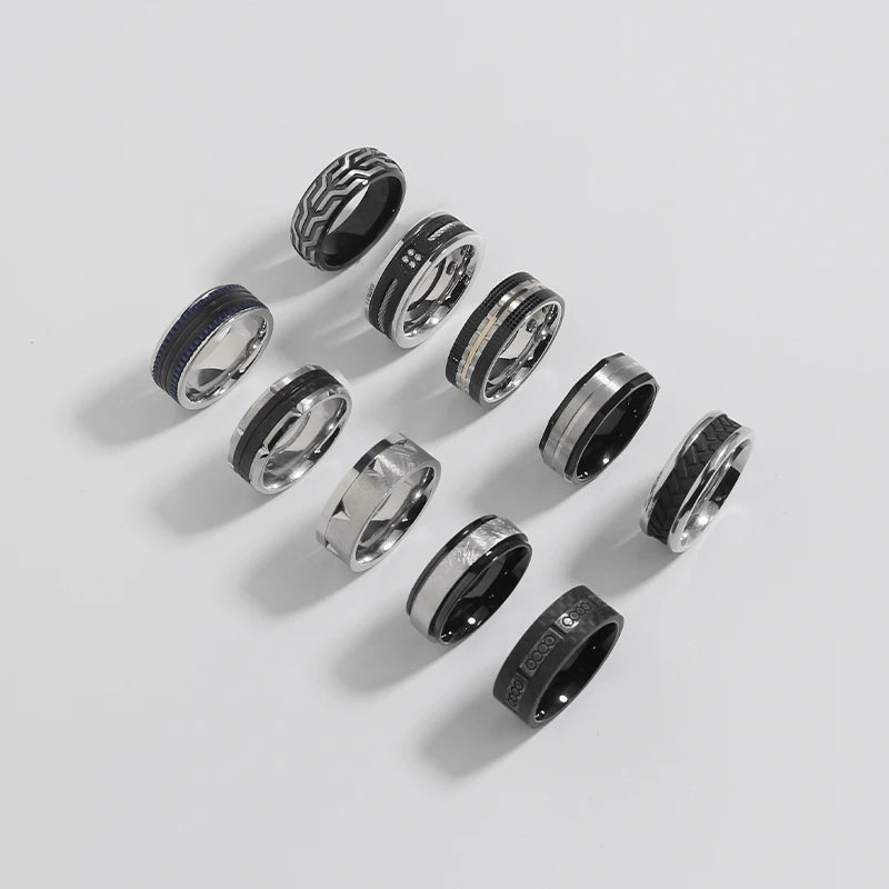 Silver with Crystal Facet-Cut Ring