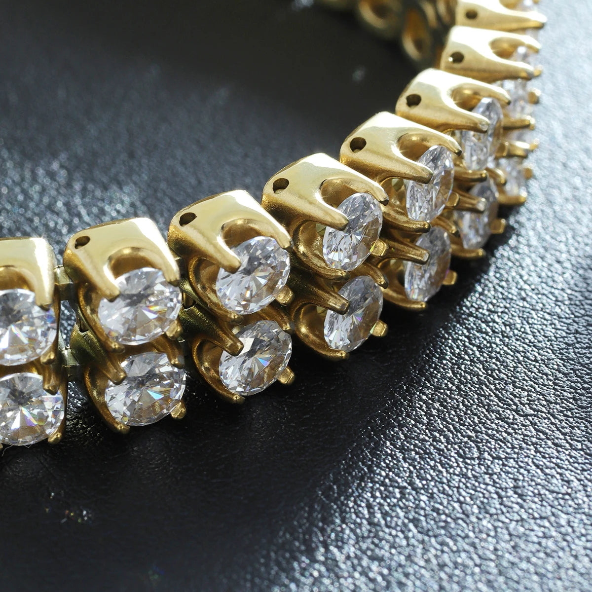 Gold Brilliant Tennis Bracelet