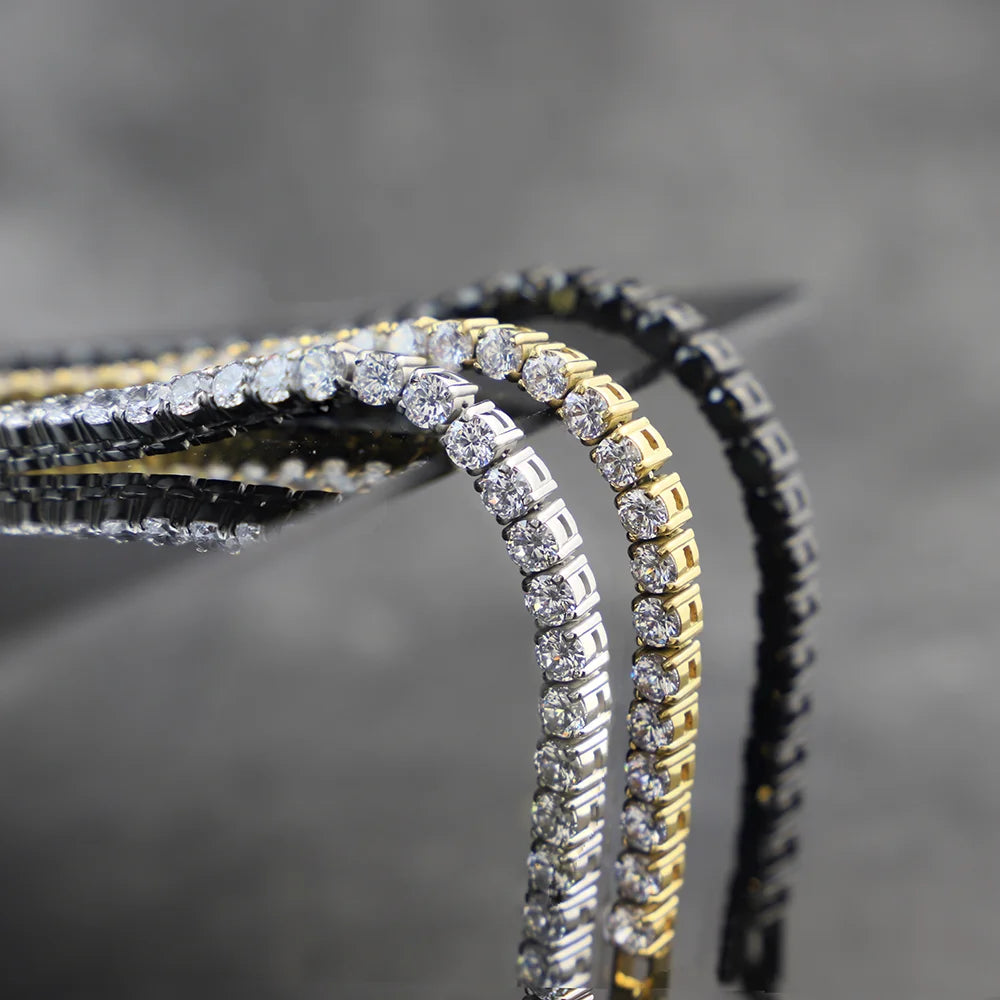 Iced Out Tennis Chain Cubic Zirconia Necklace