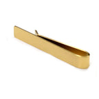 Men's Brushed Gold Tone Tie Clip