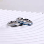 Silver-Tone Interlaced Design Ring