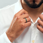 Gold Zircon Crown Ring