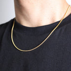 18K Gold Plated Snake Chain Necklace
