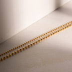 Gold Beaded Ball Necklace II