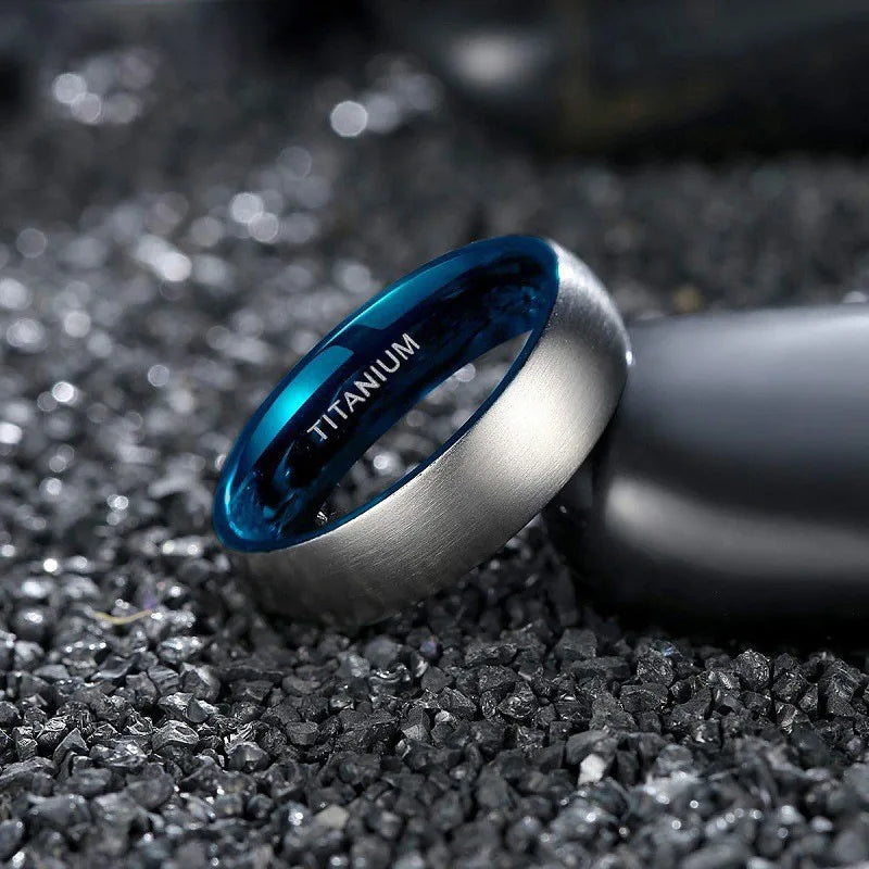 Silver-Tone Built Band Ring