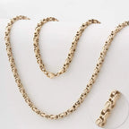 Men's Chunky Byzantine Link Chain Necklace