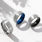 Silver-Tone Built Band Ring