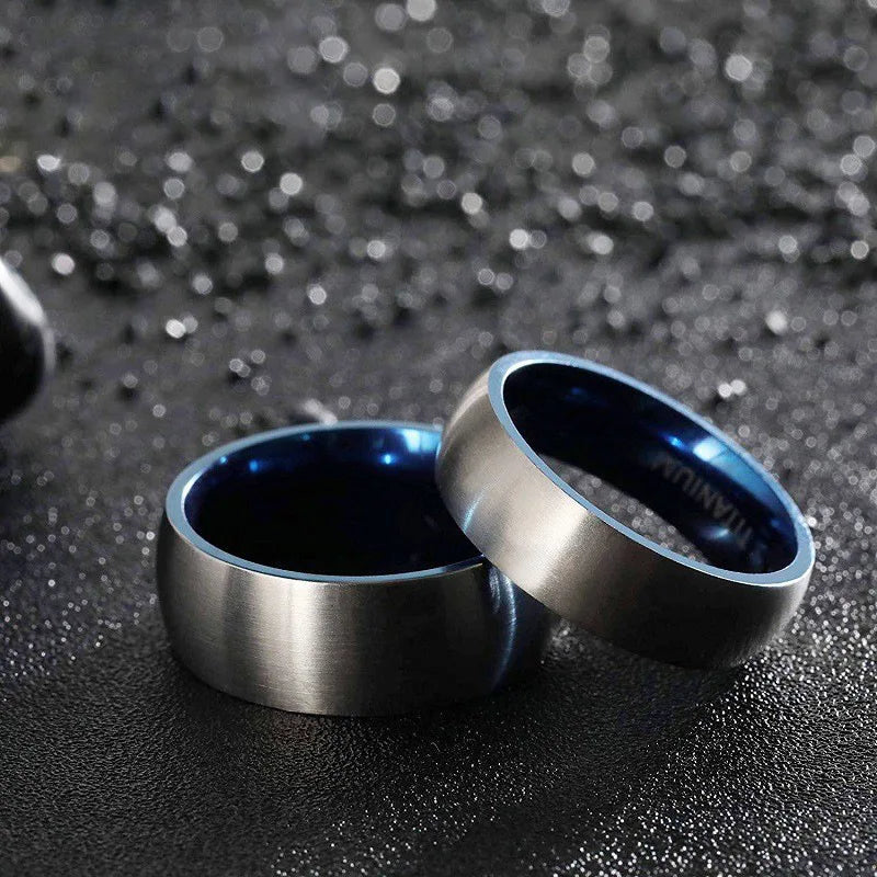 Silver-Tone Built Band Ring