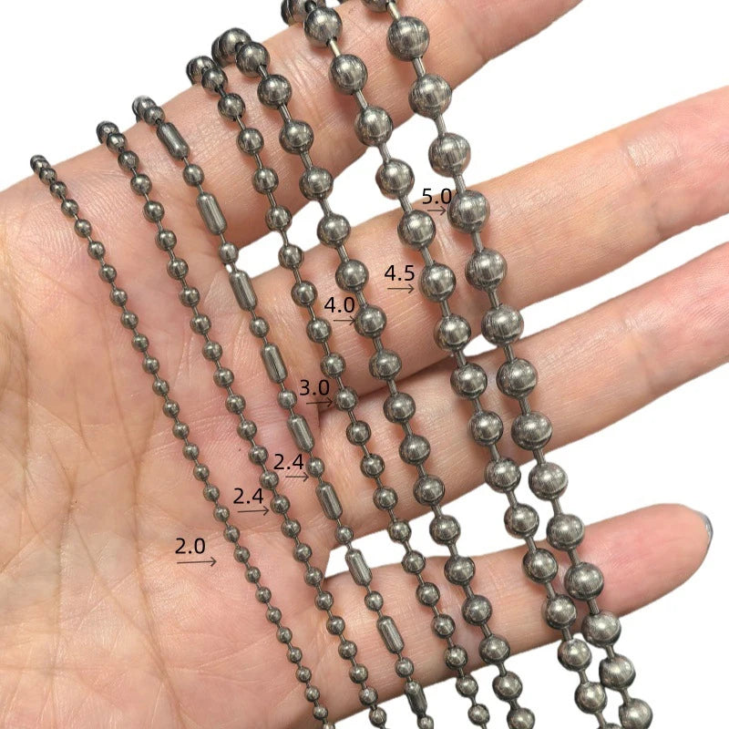 Gold Beaded Ball Necklace