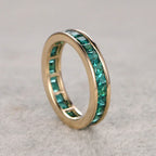 Gold Zircon Crown Ring