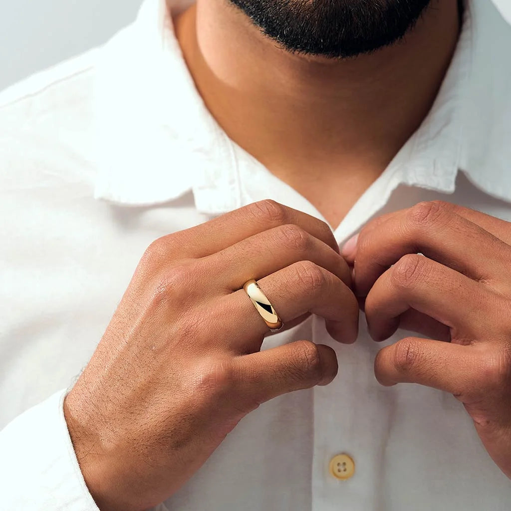 Gold Built-to-Last Band Ring