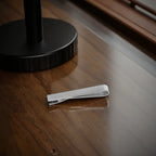 Polished Silver Tone Minimalist Men's Tie Clip