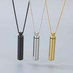 Bullet and Bar Urn Pendant Necklace Collection